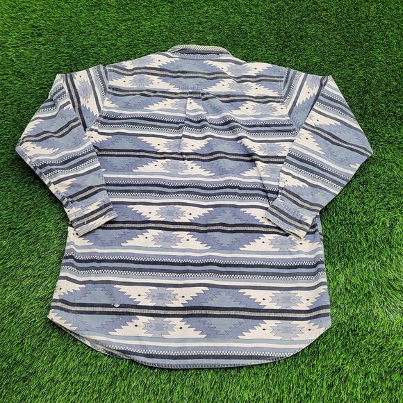 Vintage Woolrich Southwestern Button Down Shirt XL USA Made - Picture 5 of 14